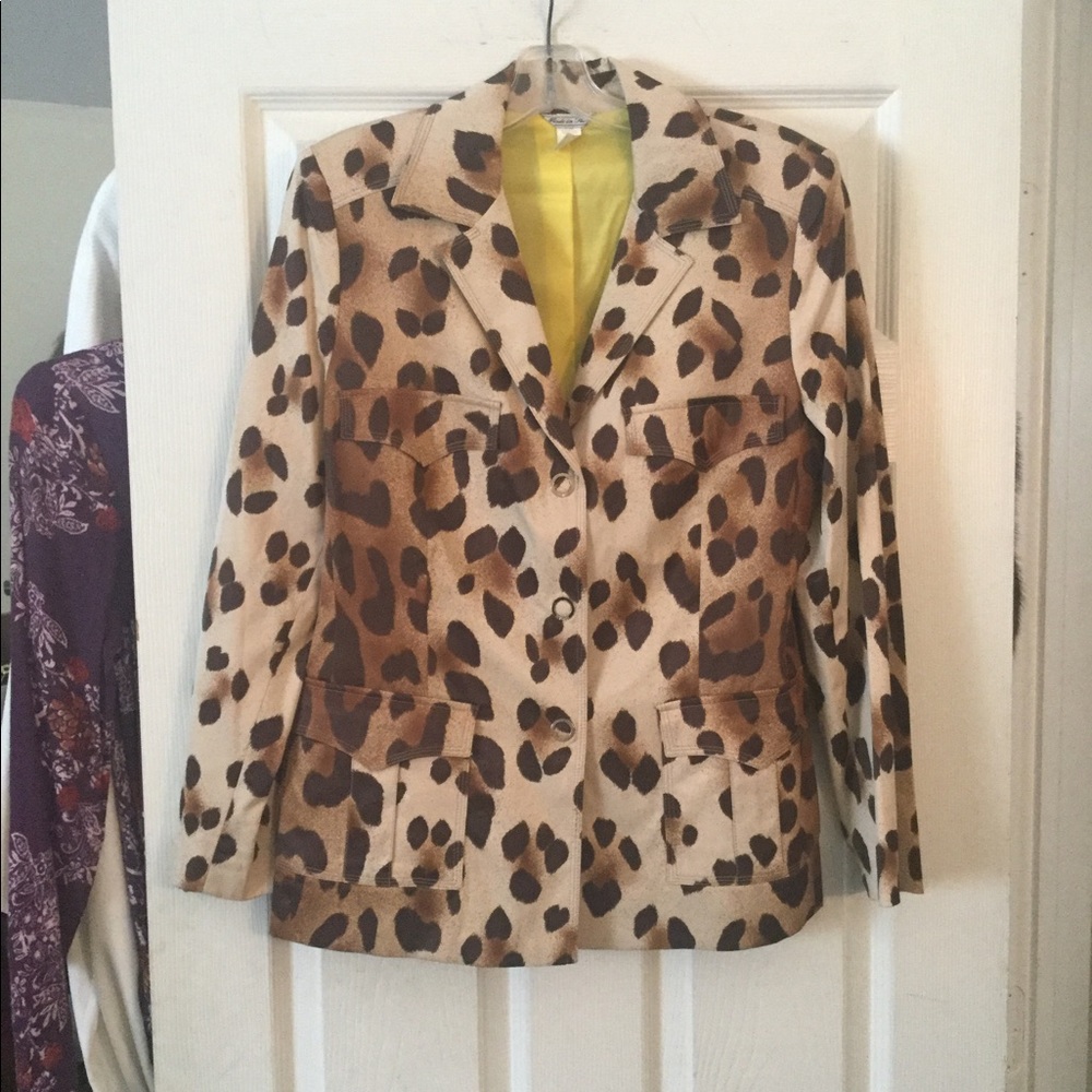 GIANNI VERSACE COUTURE CHEETAH LEOPARD JACKET BLAZER, NEW - Picture 11 of 13